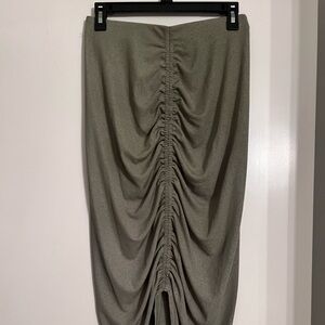 Impressions Olive Pencil Skirt